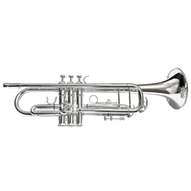 Trompeta Martinz Sib Plateado Doble Llave Doble Poste, Mwtr01s